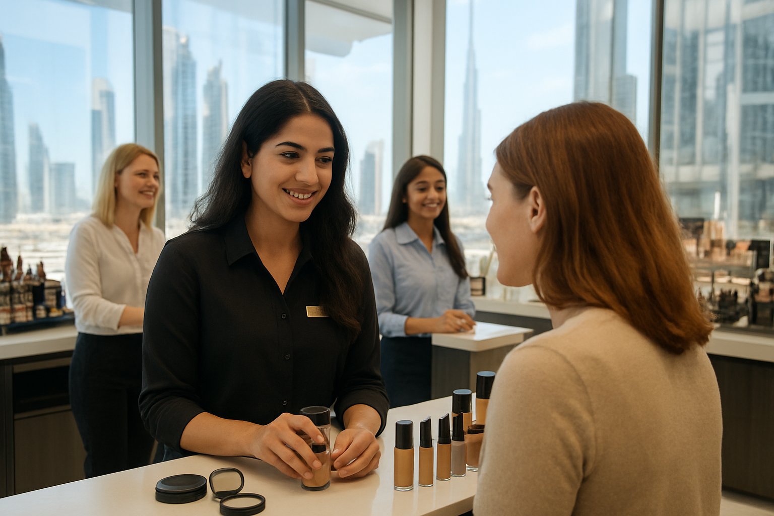 Beauty Consultant - Yves Saint Laurent, Mall of the Emirates job in Dubai, UAE (illustration)
