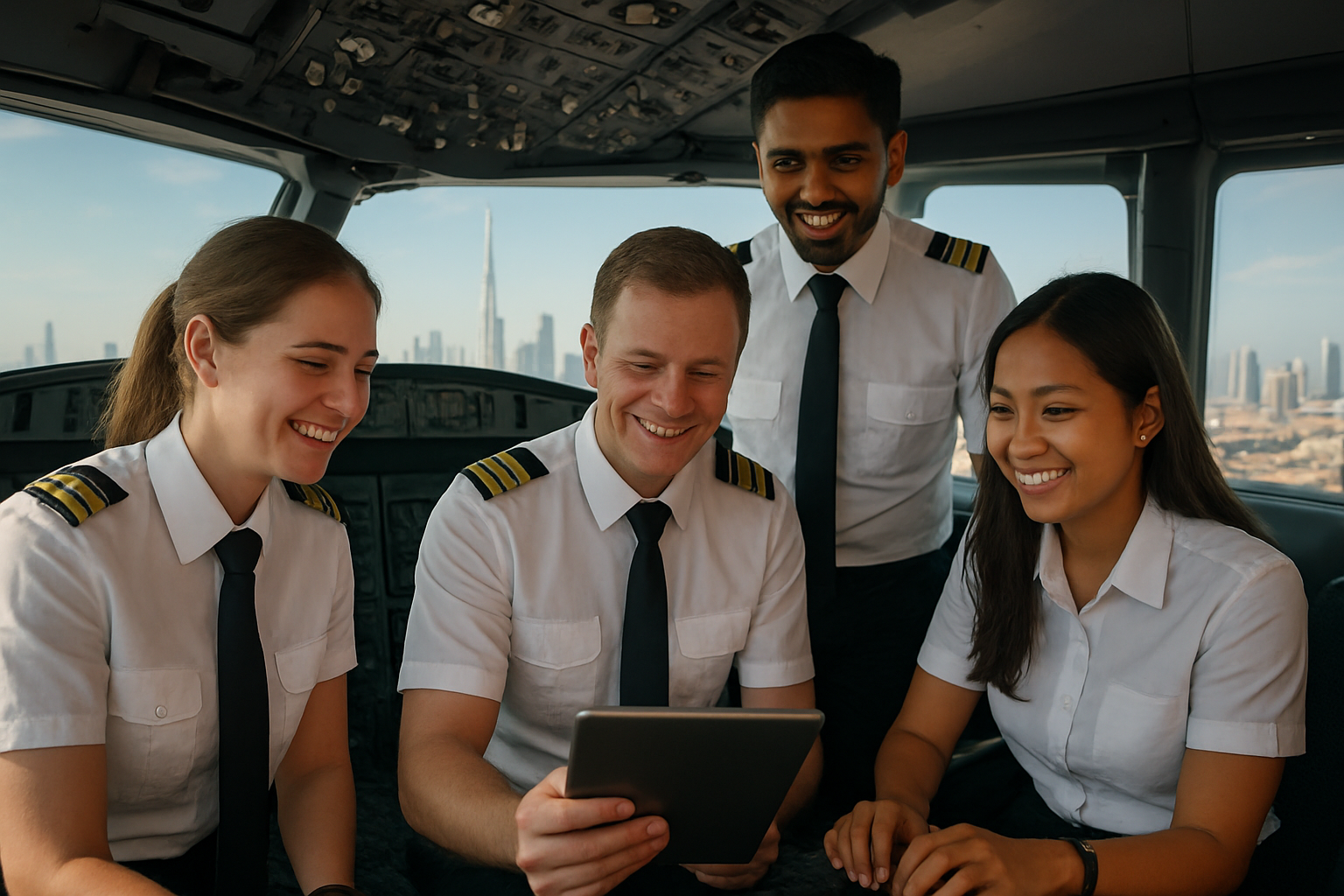 First Officer - A330 job in Abu Dhabi, UAE (illustration)