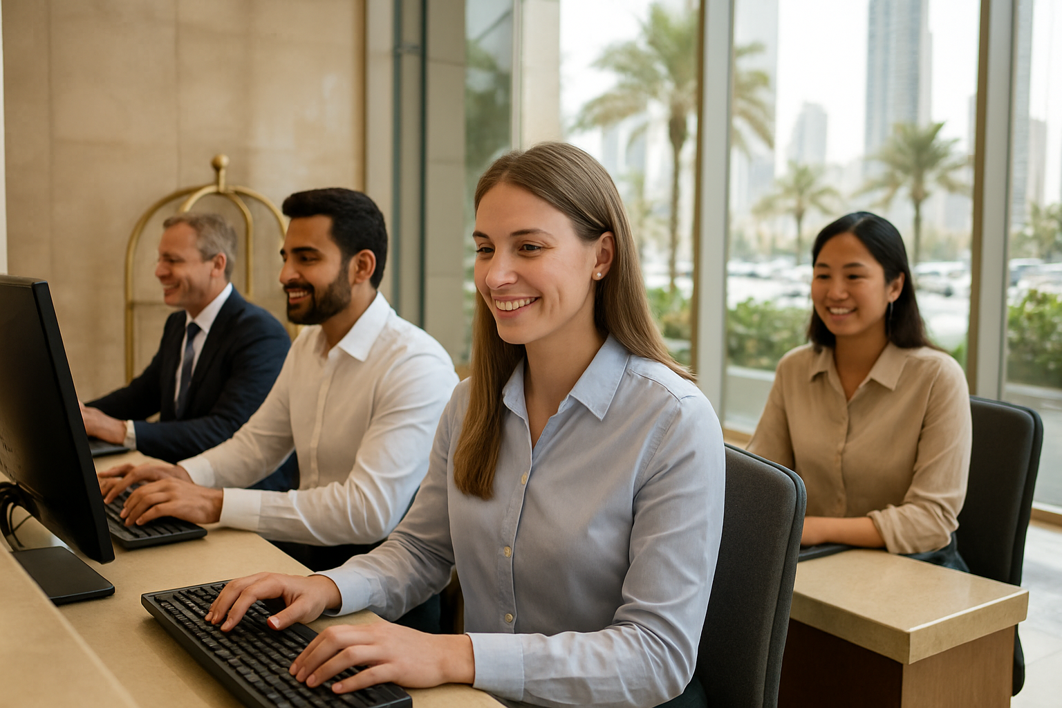 Guest Service Agent job in Dubai, UAE (illustration)