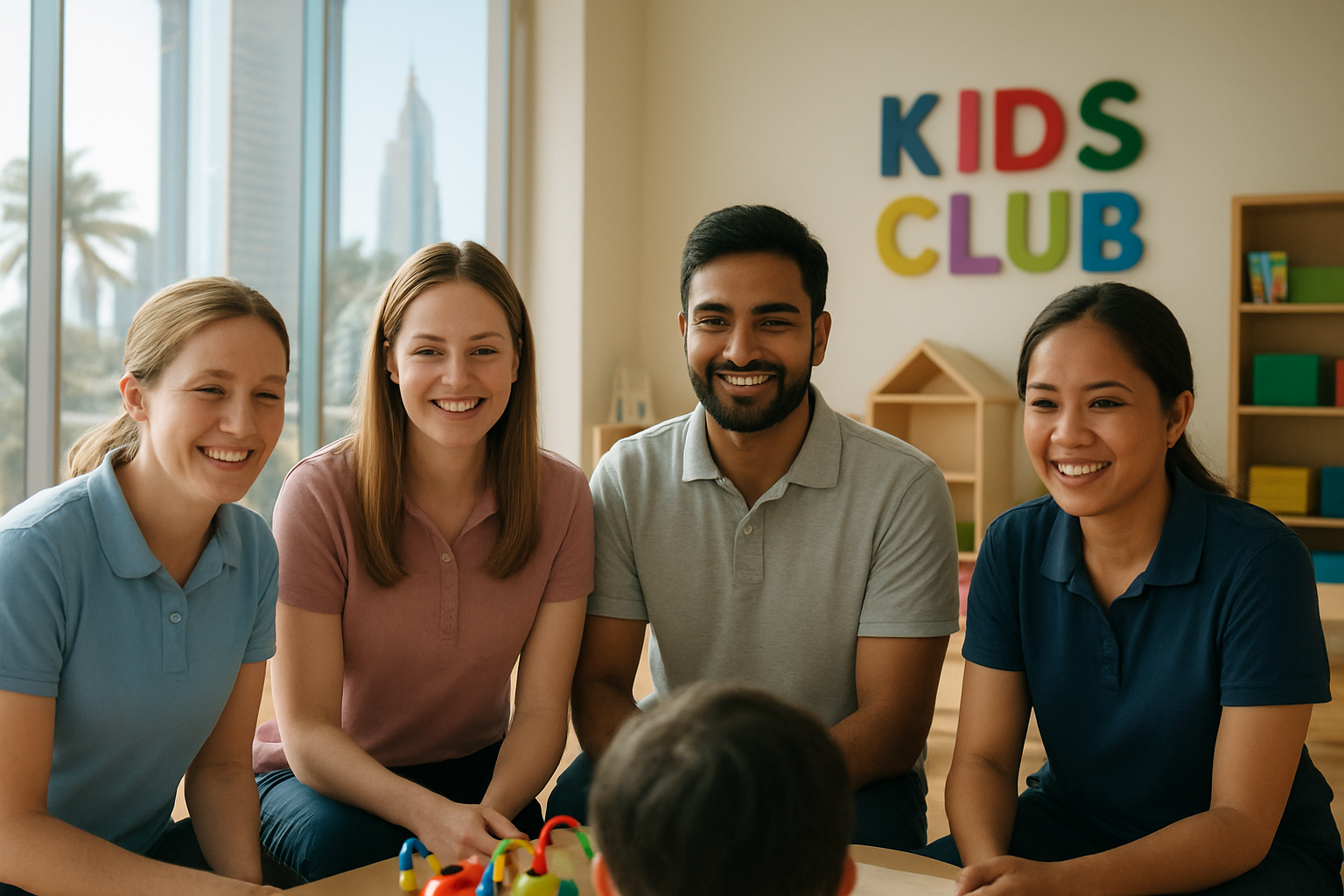 Kids Club Attendant job in Abu Dhabi, UAE (illustration)