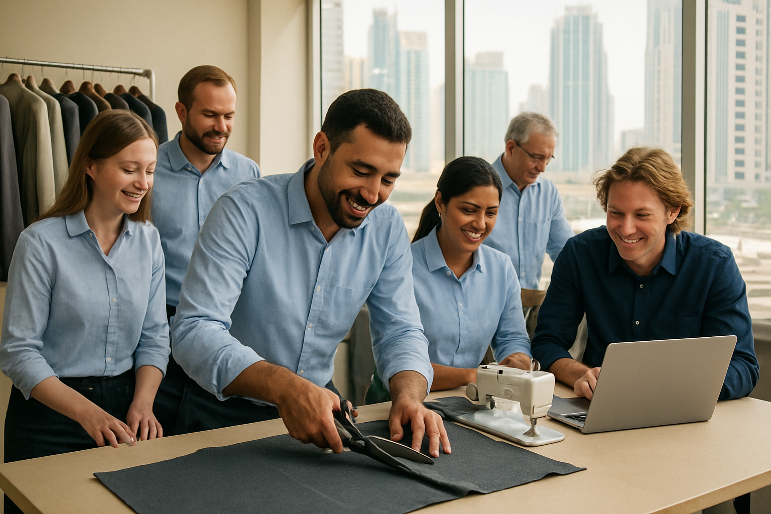 Tailor job in Dubai, UAE (illustration)
