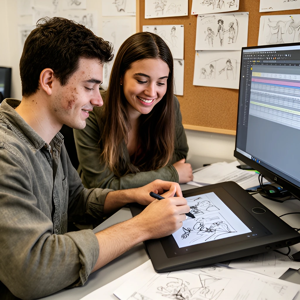 Animator Intern job in Abu Dhabi, UAE (illustration)