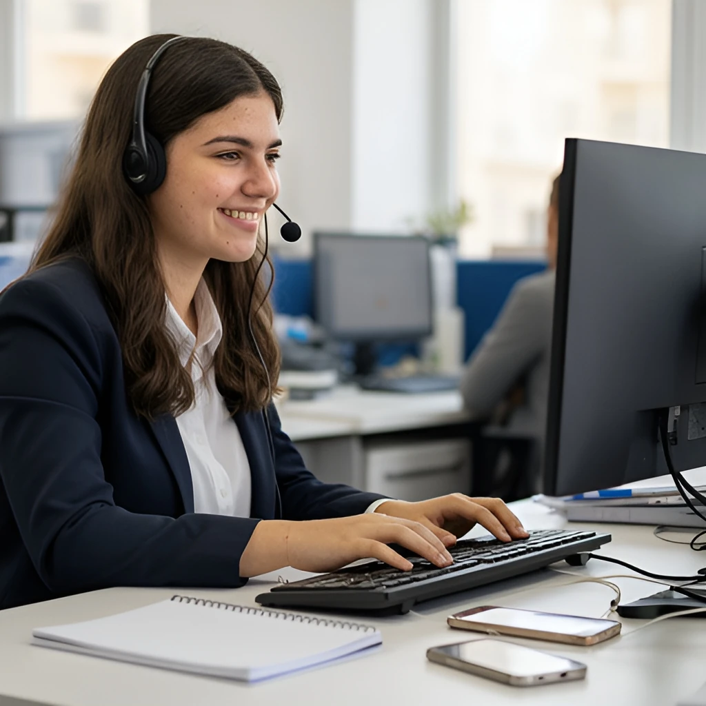 Customer Service Officer job in Abu Dhabi, UAE (illustration)