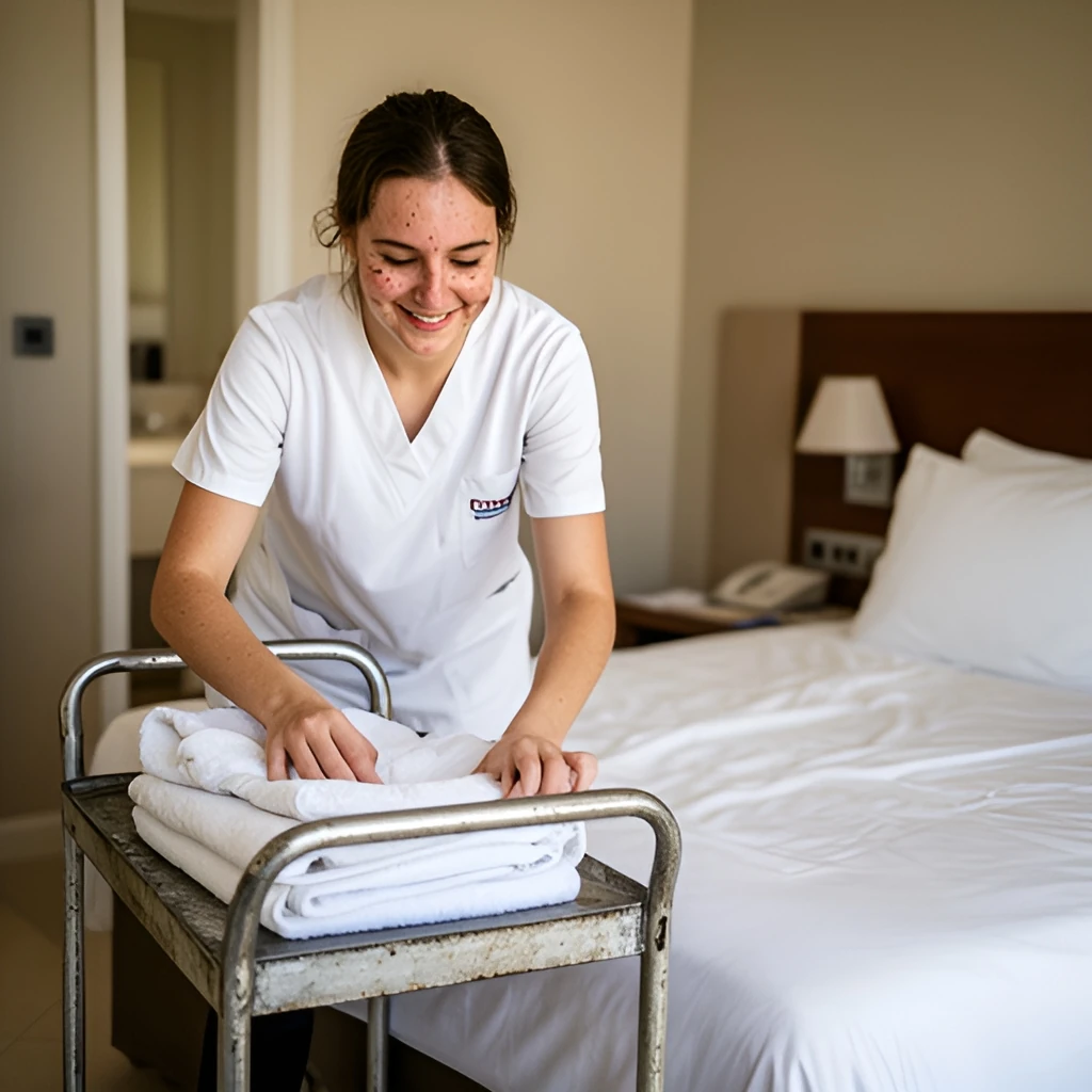 Room Attendant job in Dubai, UAE (illustration)
